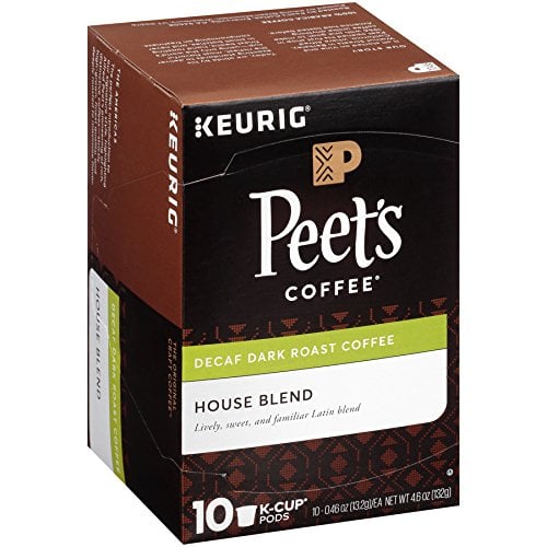 Book Cover Peet's House Blend Decaf 120 Single Cups