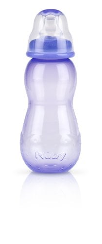 Book Cover Nuby 3 Stage Bottle, 11 Ounce, Purple