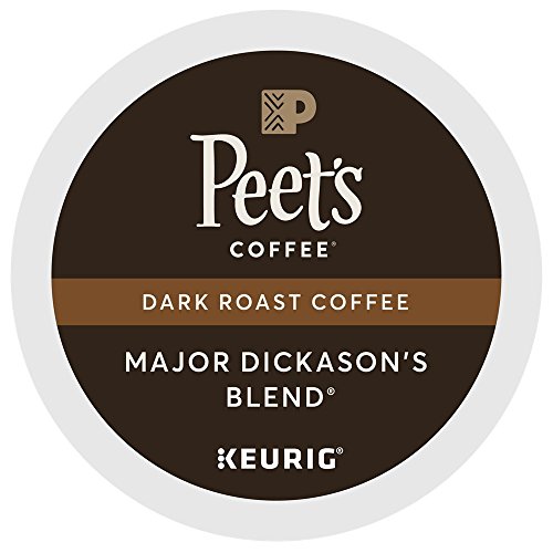 Book Cover Peet's Coffee Major Dickason Blend Single Cup Coffee for Keurig K-Cup Brewers 40 count