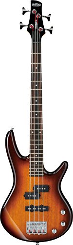 Book Cover Ibanez 4 String Bass Guitar, Right, Brown Sunburst (GSRM20BS)