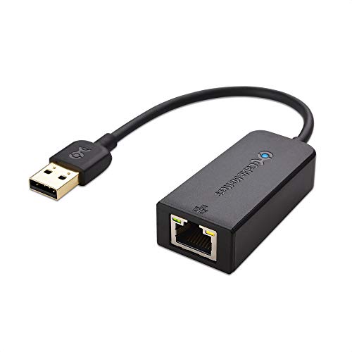 Book Cover Cable Matters USB to Ethernet Adapter Supporting 10/100 Mbps Ethernet Network in Black