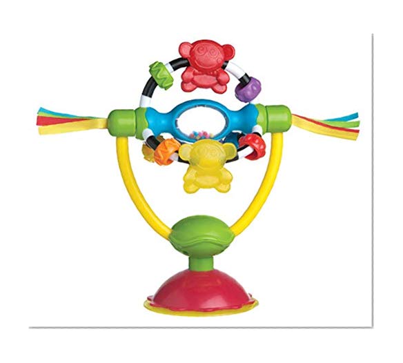 Book Cover Playgro High Chair Spinning Toy for baby infant toddler children 0182212107, Playgro is Encouraging Imagination with STEM/STEM for a bright future - Great start for a world of learning