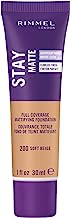 Book Cover Rimmel Stay Matte Foundation Soft Beige 1 Fluid Ounce Bottle Soft Matte Powder Finish Foundation for a Naturally Flawless Look