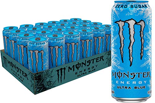 Book Cover Monster Energy Ultra Blue Drink 473 ml
