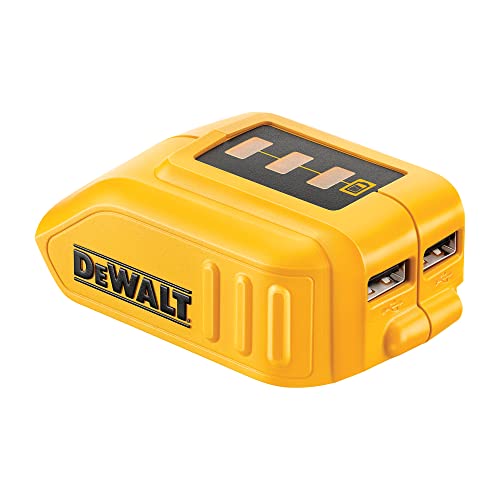 Book Cover DEWALT 12V/20V MAX* USB Charger, Tool Only (DCB090),Yellow