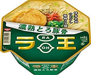 Book Cover Nissin - Raoh, Japanese Instant Ramen Noodles, Pork Bone Soup, 4oz x 6 Bowls (For 6 Servings)[japan Import]
