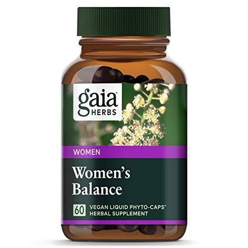 Book Cover Gaia Herbs Women's Balance, Vegan Liquid Capsules, 60 Count - Hormone Balance for Women, Mood and Liver Support, Black Cohosh, St John's Wort, Organic Red Clover & Dandelion Root