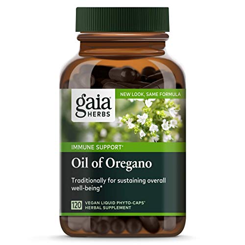 Book Cover Gaia Herbs Oil of Oregano, Vegan Liquid Capsules, 120 Count - Immune and Intestinal Support for Healthy Digestive Flora