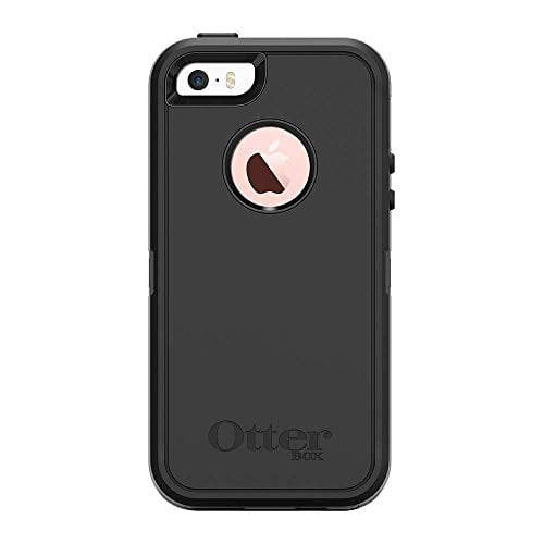 Book Cover OtterBox Defender Series Protection Case for Apple iPhone 5/5S/SE (2016/1st Gen) - Black
