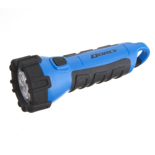 Book Cover Dorcy 55 Lumen Floating Water Resistant LED Flashlight with Carabineer Clip, Blue (41-2514)