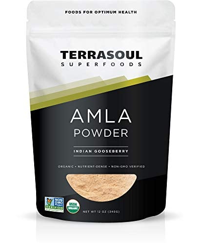 Book Cover Terrasoul Superfoods Organic Amla Berry Powder (Amalaki), 12 Oz - Rich in Antioxidant Vitamin C | Supports Immunity