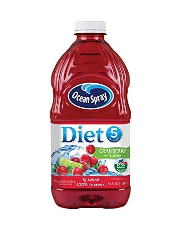 Book Cover Ocean Spray Diet Cranberry with Lime Juice Drink, 64 FL Oz Bottle (Pack of 8)