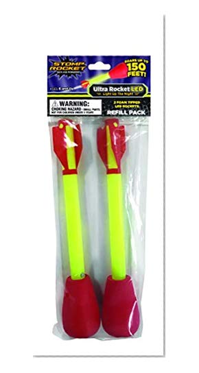 Book Cover Stomp Rocket Ultra Rocket LED Refill Pack, 2 Rockets [Packaging May Vary]