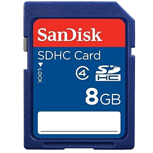Book Cover SanDisk 8GB Class 4 SDHC Flash Memory Card - 2 Pack SDSDB2L-008G-B35