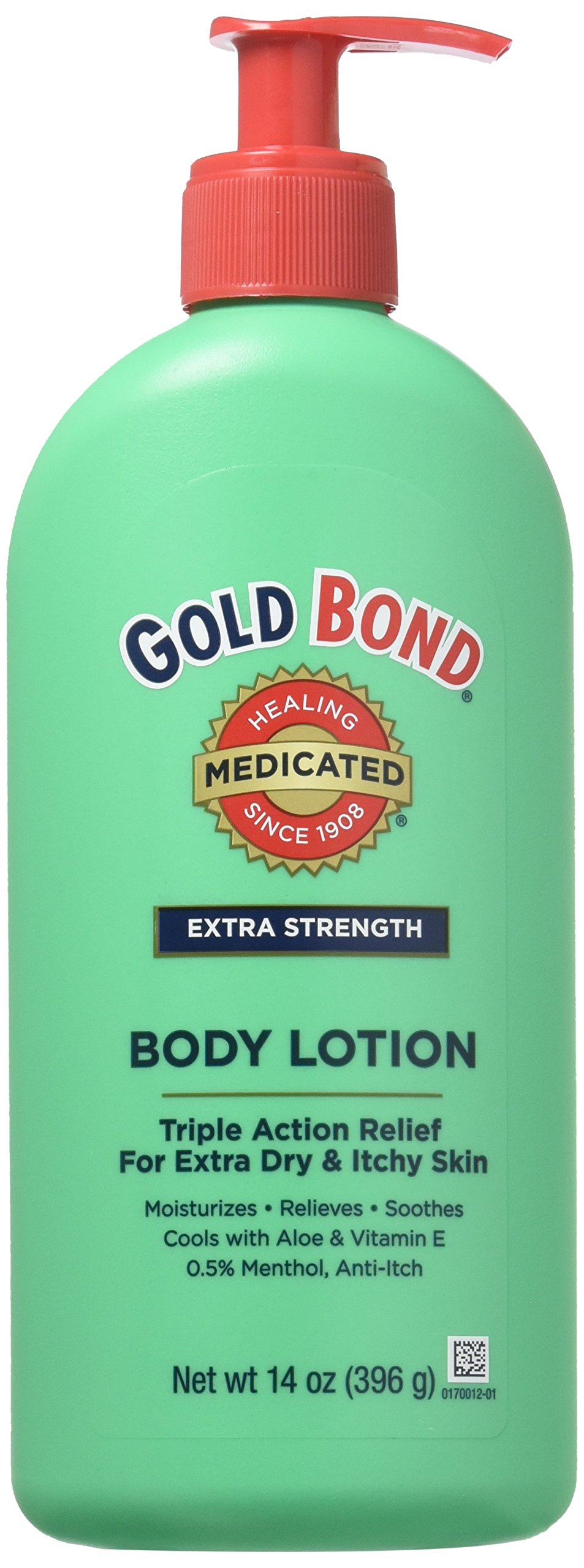 Book Cover Gold Bond Med Lot Xs Size 14z Gold Bond Extra Strength Medicated Body Lotion for Extra Dry & Itchy Skin (Pack of 2)