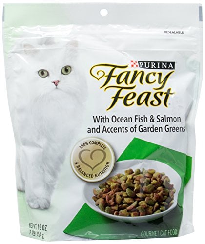 Book Cover Purina Fancy Feast With Ocean Fish & Salmon And Accents Of Garden Greens Gourmet Cat Food