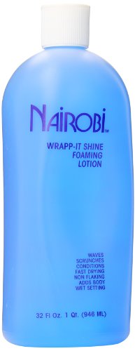 Book Cover Nairobi Wrapp It Shine Foaming Lotion, 32.0 Fluid Ounce