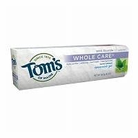 Book Cover Tom's of Maine Whole Care Fluoride Toothpaste, 4.7-Ounce (Pack of 2)