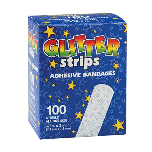 Book Cover Glitter Strips Bandages - 100 per Pack