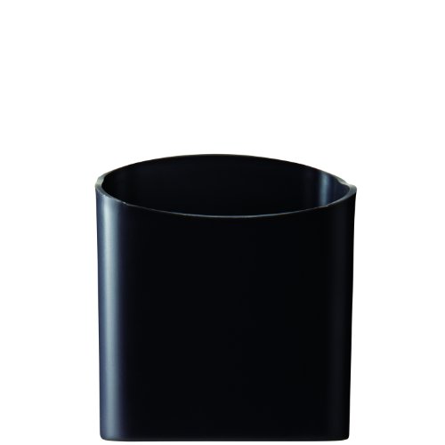 Book Cover Quartet Magnetic Pen and Pencil Cup Holder, Black (48120-BK)