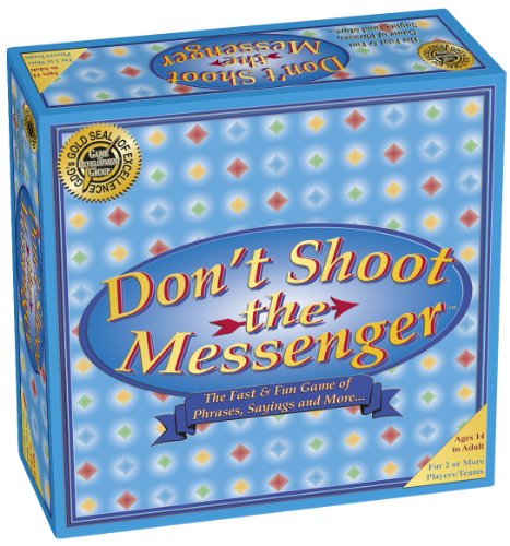Book Cover DON'T SHOOT THE MESSENGER Board Game
