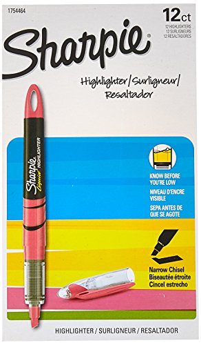 Book Cover Sharpie Accent Products - Sharpie Accent - Accent Liquid Pen Style Highlighter, Chisel Tip, Fluorescent Pink, 12/Pk - Sold As 1 Dozen - Features a visible ink supply so you never run out unexpectedly. - Pigmented ink for brilliant color. - Versa