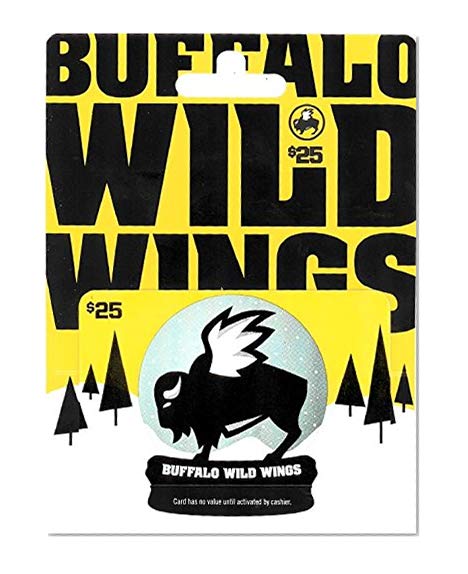Book Cover Buffalo Wild Wings Holiday Gift Card $25