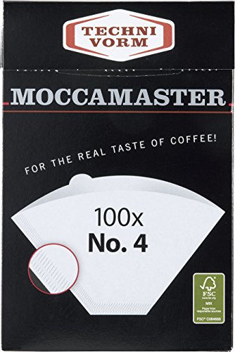 Book Cover Technivorm Moccamaster 85022 Moccamaster #4 White Paper Filters, one size,