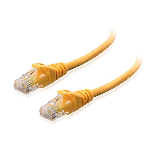 Book Cover Cable Matters Snagless Cat6 Ethernet Cable (Cat6 Cable, Cat 6 Cable) in Yellow 20 ft