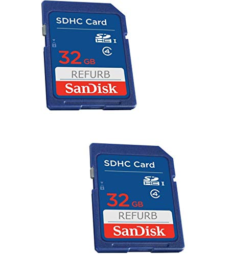 Book Cover SanDisk 32GB Class 4 SDHC Flash Memory Card - 2 Pack SDSDB2L-032G-B35 Retail Package