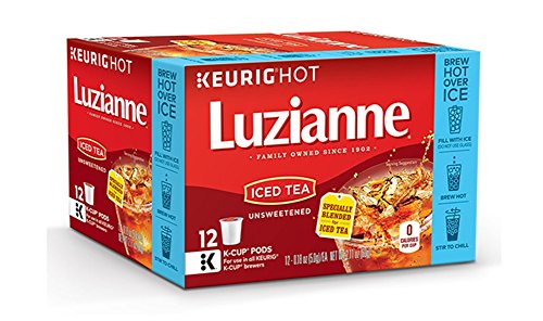 Book Cover Luzianne Unsweetend Specially Blended For Iced Tea K Cups - 12 Count Boxes - Pack Of 2