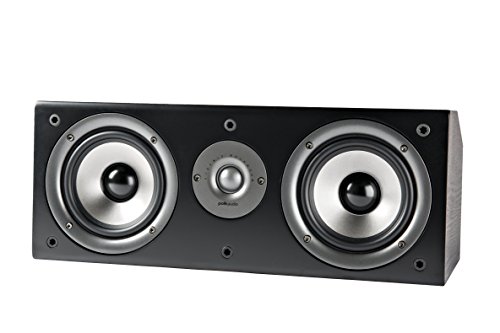 Book Cover Polk Audio CS1 Series II Center Channel Speaker | Unique Design | Stand Alone or a Complement to Monitor 40, 60, and 70 Speakers | Detachable Grille | Black