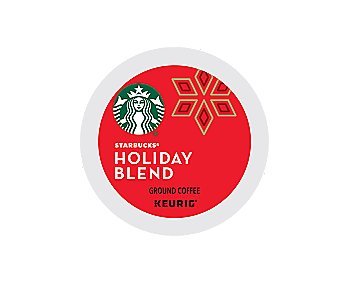 Book Cover 32 Count - Starbucks Holiday Blend Keurig K-Cups (2 packs of 16 kcups)