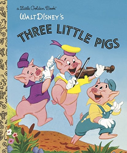 Book Cover The Three Little Pigs (Disney Classic) (Little Golden Book)
