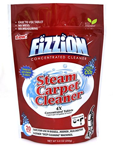 Book Cover Fizzion Clean Stain Remover Steam Cleaner Tablets Carpet