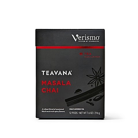Book Cover Starbucks Verismo Teavana Masala Chai Tea Pods (72 Pods)