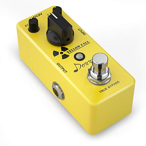Book Cover Donner Guitar Delay Pedal, Yellow Fall Analog Delay Guitar Effect Pedal Vintage Delay True Bypass