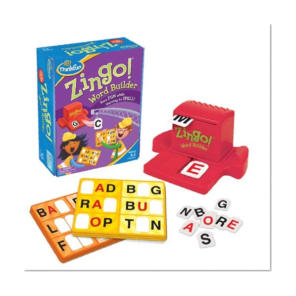 Book Cover ThinkFun Zingo Word Builder Early Reading Game - Award Winning Game for Pre-Readers and Early Readers