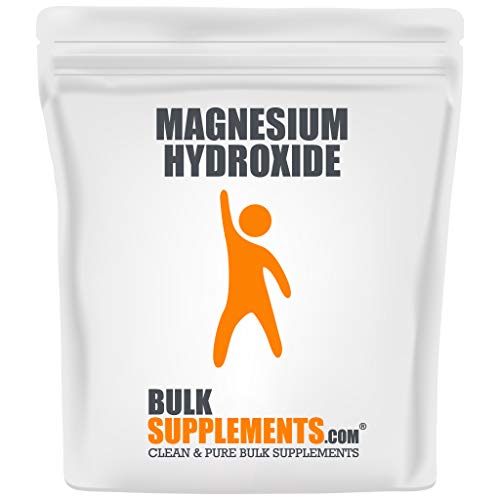 Book Cover BulkSupplements Magnesium Hydroxide Powder (250 Grams)