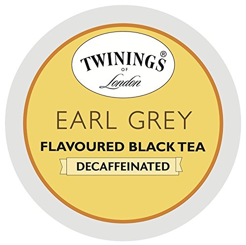 Book Cover Twinings of London Decaffeinated Earl Grey Tea K-Cups for Keurig, 12 Count (Pack of 6)