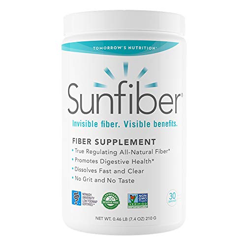 Book Cover Tomorrow's Nutrition, SunFiber, Soluble Prebiotic Fiber Support for Digestive Wellness with Guar Gum, Vegan, 30 Servings (7.4 oz)
