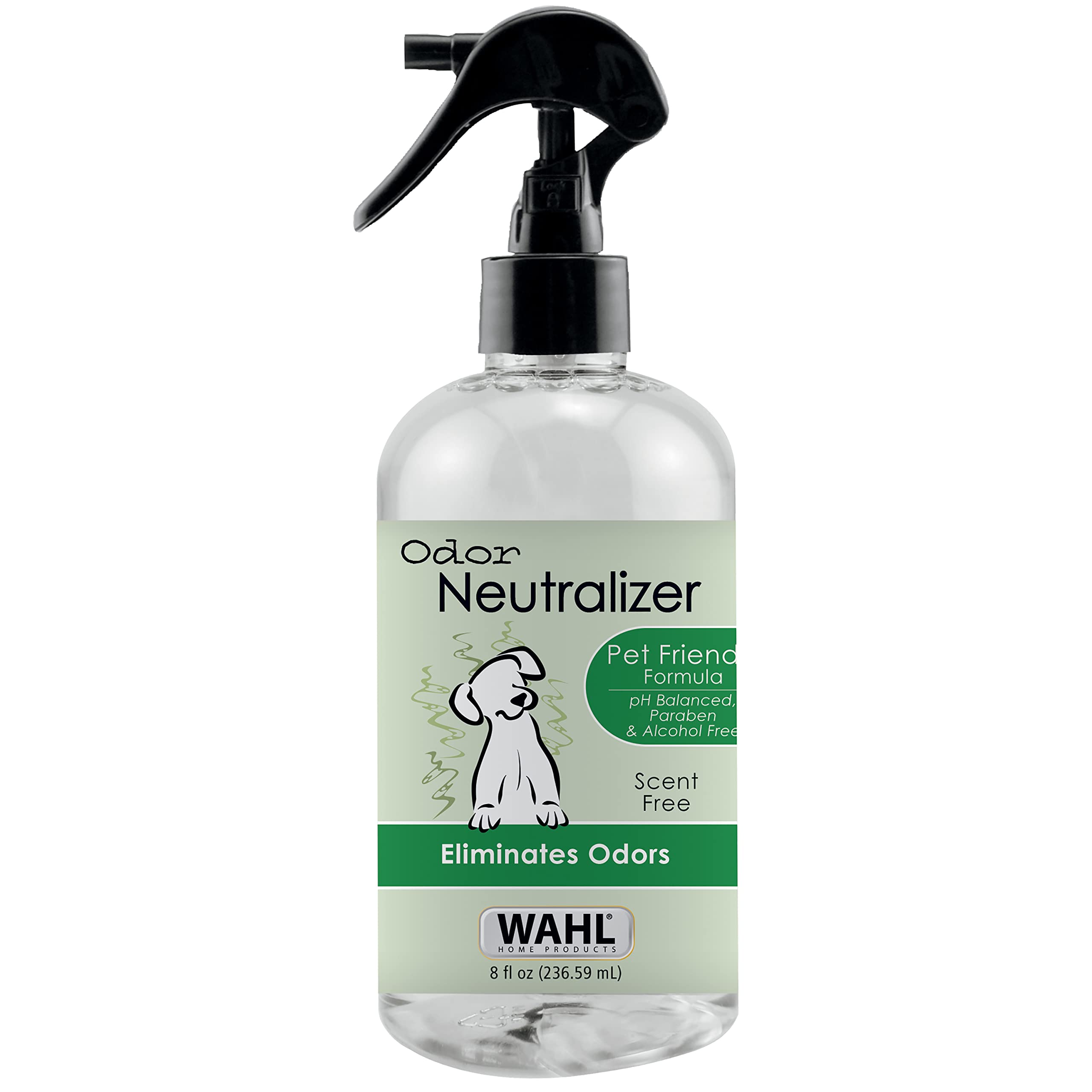 Book Cover WAHL Scent Free Pet Odor Neutralizer Spray for Dogs Skin and Coat Perfect for Between Baths – 8 oz – Model 820012