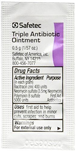 Book Cover Triple Antibiotic Ointment .5gr Packets (Box of 144)
