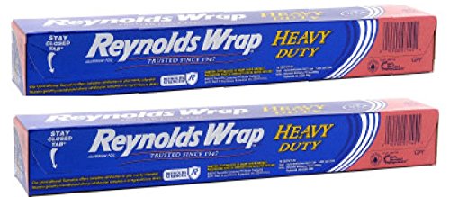 Book Cover Reynolds Wrap Heavy Duty Aluminum Foil, 50 Square Feet ~ 2 Pack
