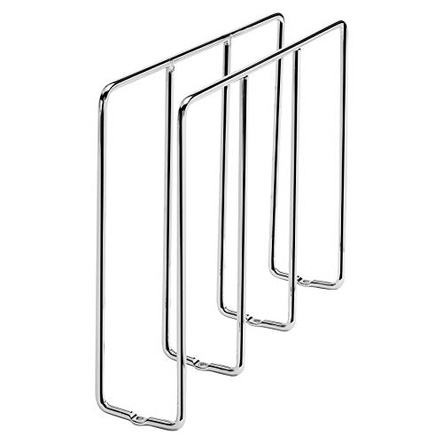 Book Cover Rev-A-Shelf 596-10CR-52 U-Shaped Tray Divider Bakeware Cookie Sheet Organizer for Wall or Base Kitchen Cabinets, Chrome