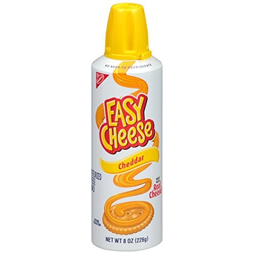 Book Cover Easy Cheese Cheddar Cheese Snack, 8 Ounce (Pack of 12)