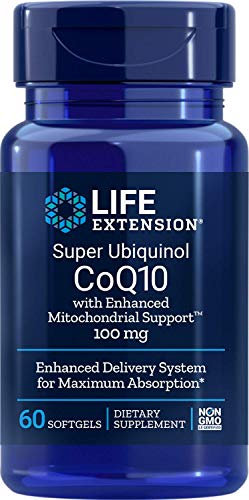 Book Cover Life Extension Super Ubiquinol COQ10 with Enhanced Mitochondrial Support 100 mg, 60 Count, Packaging May Vary