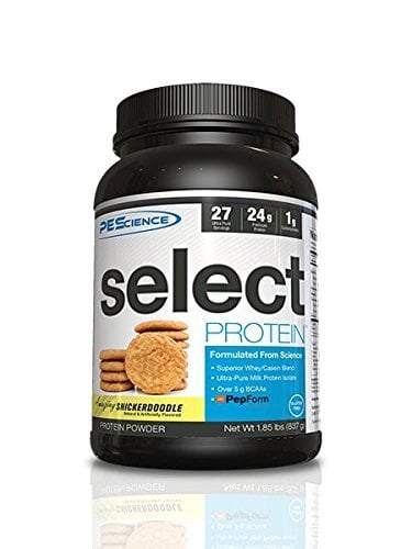 Book Cover PEScience Select Protein Powder, Snickerdoodle, 27 Serving, Whey and Casein Blend