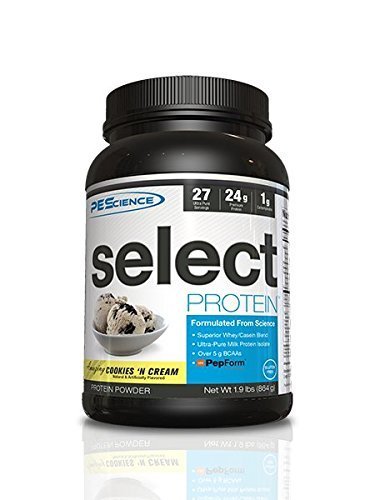 Book Cover PEScience Select Protein, Cookies and Cream, 27 Serving, Premium Whey and Casein Blend