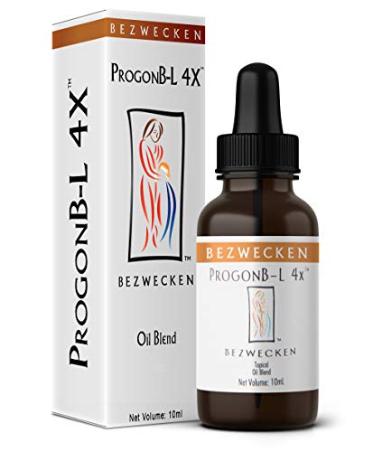 Book Cover Bezwecken - ProgonB-L 4X - 10mL Topical Oil Blend - Professionally Formulated PMS & Pre-Menopause Symptom Support - Safe, Natural, Paraben Free - 30 Day Supply